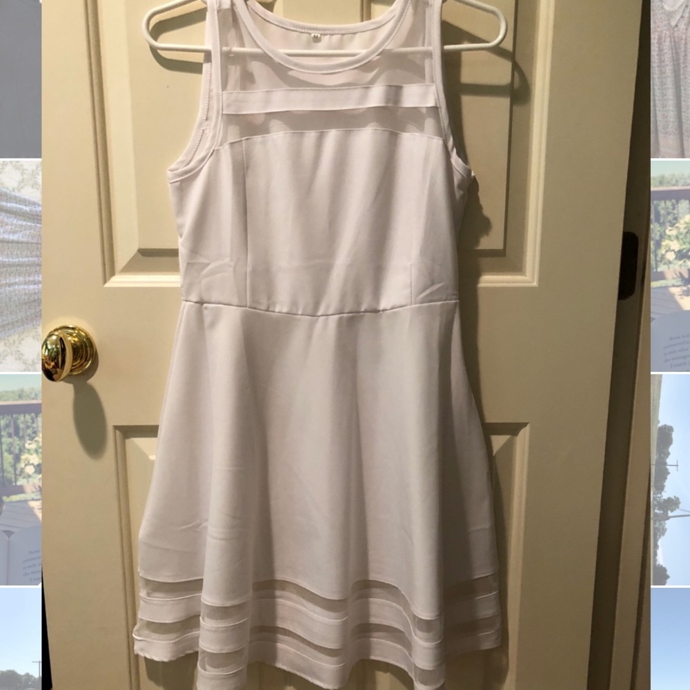 White Graduation Dress